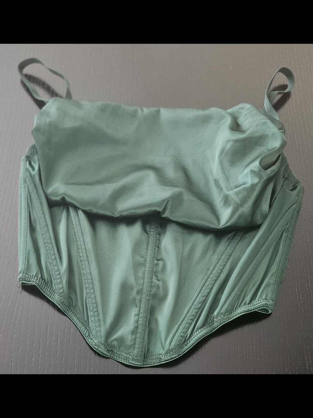 Urban Outfitters Green Bustier Cami Top
